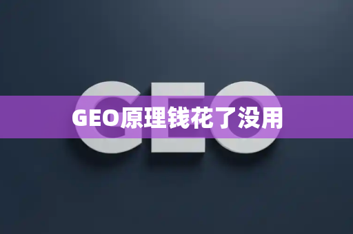 GEO原理钱花了没用