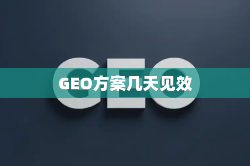 GEO方案几天见效