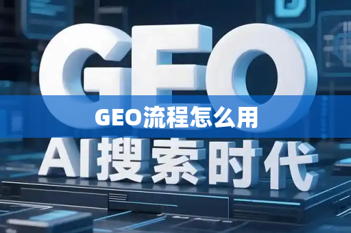 GEO流程怎么用