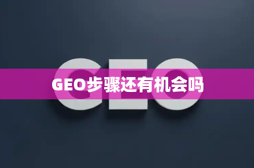 GEO步骤还有机会吗