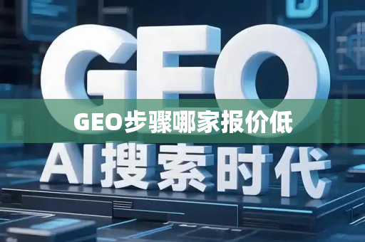 GEO步骤哪家报价低
