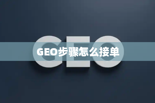 GEO步骤怎么接单