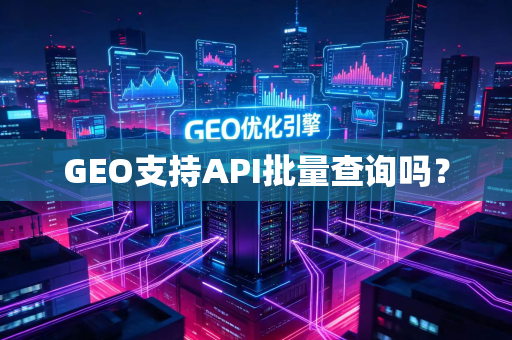 GEO支持API批量查询吗？