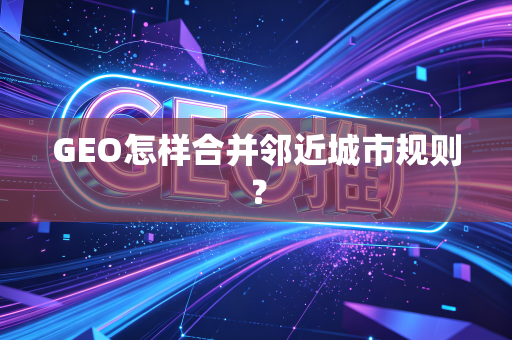 GEO怎样合并邻近城市规则?